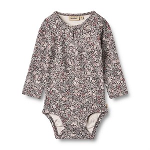 Wheat - Liv Body LS, Purple Stone Flowers
